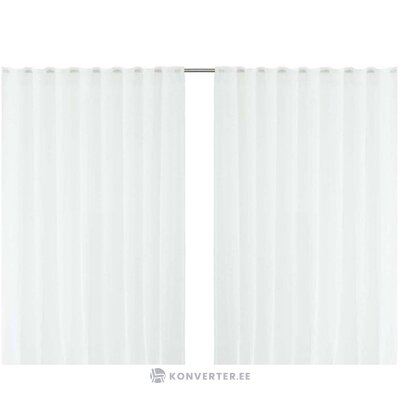 White curtain 2 pcs evely (svanefors) 140x280 intact