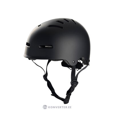 Черный велосипедный шлем конькобежца (сёу) нетронутый