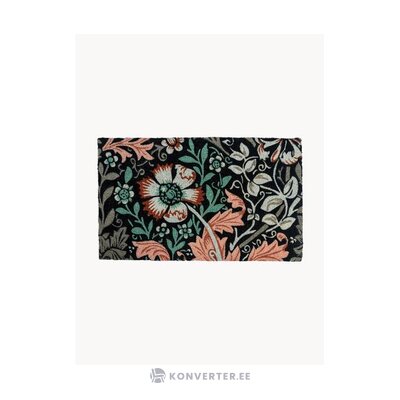 Door mat with floral motif dianthus (entryways) 45x75 with a beauty flaw