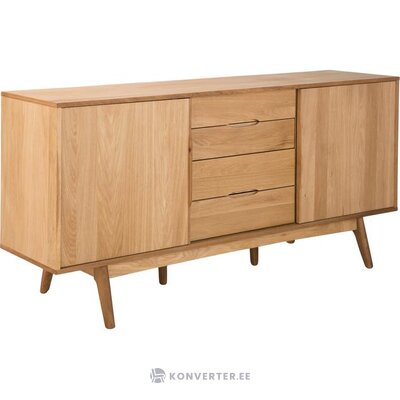 Brown design cabinet bettina (actona) 180cm with beauty flaw