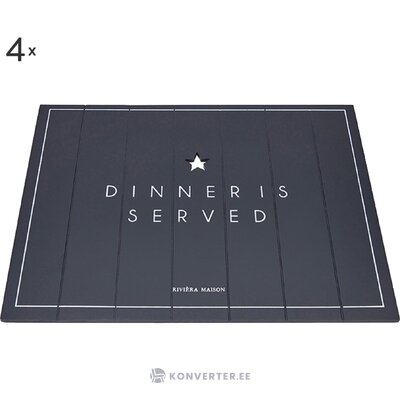 Основания тарелок на ужин подается 4 шт. (rivièra maison) с косметическими дефектами