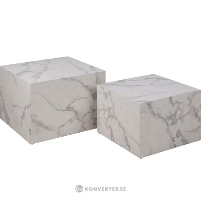 Set of sofa tables 2-piece dice (actona) with beauty flaws