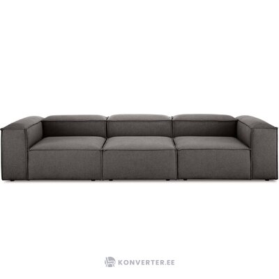 Tamsiai pilka modulinė sofa (Lennon) su kosmetiniais defektais