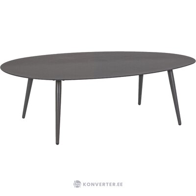 Dark gray garden coffee table ridley (bizzotto) with beauty flaws