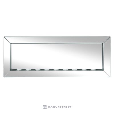 Дизайнерское настенное зеркало с подсвечником big beauty (дизайн каре) нетронутым