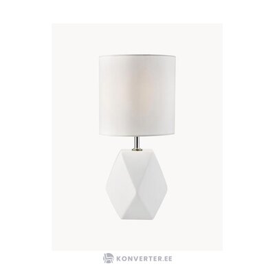 Белая настольная лампа шалфей (прожектор) неповрежденная