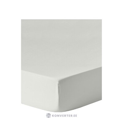 Light beige satin rubber bed sheet (comfort) 140x200 whole