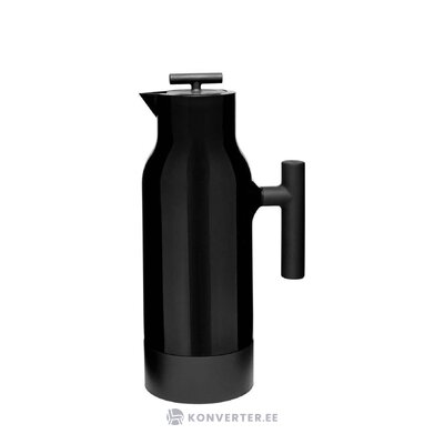 Black thermos jug accent (sagaform) intact