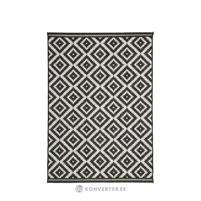 Black and white indoor and outdoor carpet (Miami) 200x300 intact