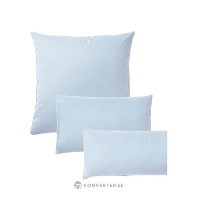 Šviesiai mėlynas medvilninis pagalvės užvalkalas (daria) 40x80 visas