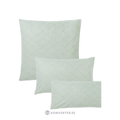 Pilkos rašto medvilninės pagalvės užvalkalas (milano) 80x80 visas