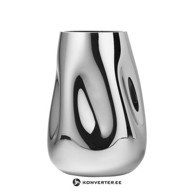 Hopeinen kukkamaljakko (peili)