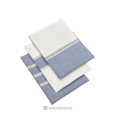 Linen kitchen towel set 3 pcs caisa (svanefors) 50x70 whole