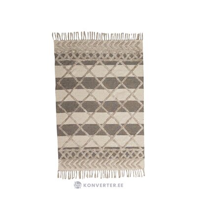 Beige colored cotton design rug manon (garpe interiores) 170x240 complete