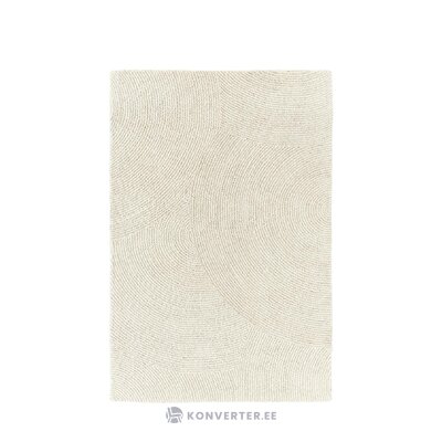 Šviesiai smėlio spalvos kuokštinis trumpas pūkuotas kilimas (eleni) 120x180 nepažeistas