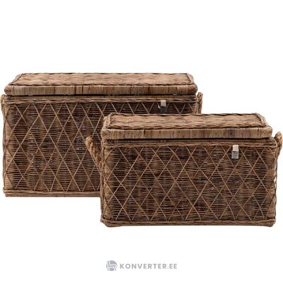 Braided storage box set 2 pcs nusa dua (riviera maison) small beauty flaws