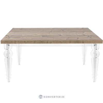Раздвижной дизайнерский обеденный стол для maulab (iplex) 155-255х90 с недостатками красоты