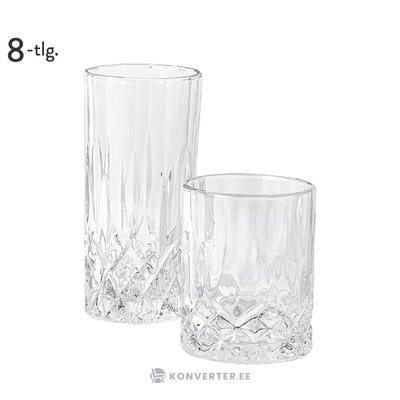 Set of glasses 8 pcs (george) intact