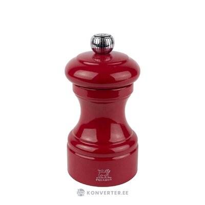 Red small pepper mill bistrorama (Peugeot) intact