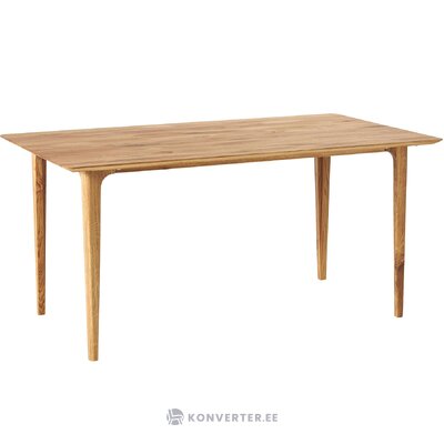 Medžio masyvo pietų stalas (archie) 90x160 su dėmėmis