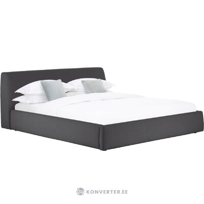 Black bed with storage (cloud) 140x200 intact