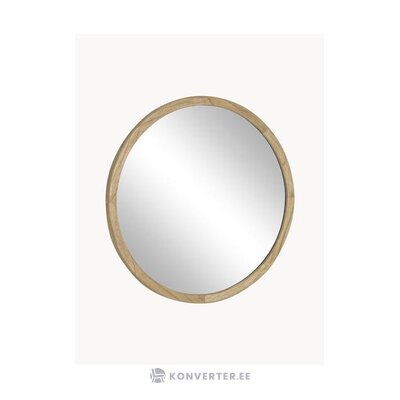 Круглое настенное зеркало из квасцов (la forma) нетронутое