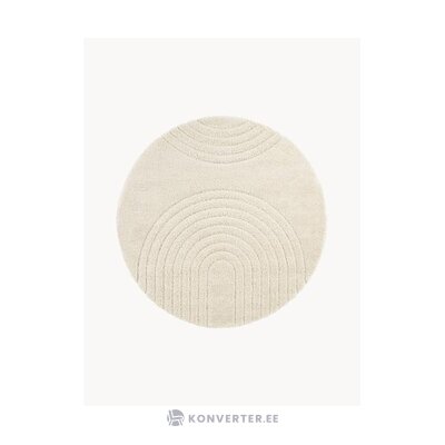 Round rug with geometric pattern (norwalk)