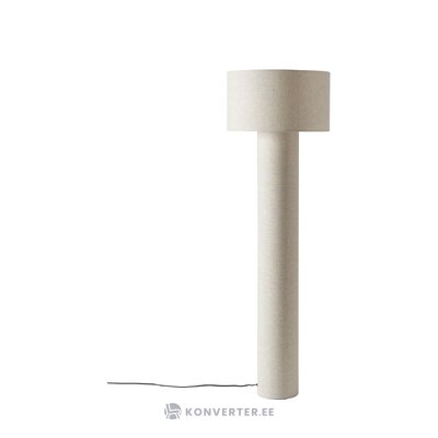 Light gray design floor lamp (ron) with a beauty flaw