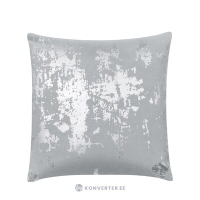 Gray patterned velvet decorative pillowcase (shiny) 40x40 whole