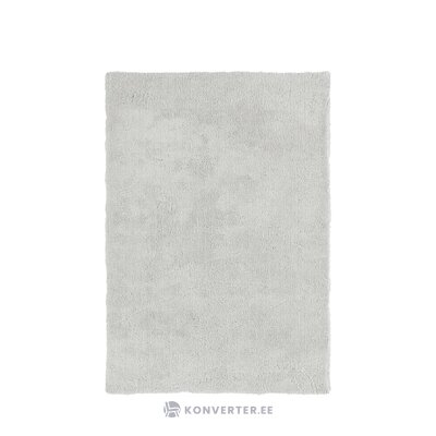 Светло-серый пушистый ковер (лейтон) 120х180 нетронутый