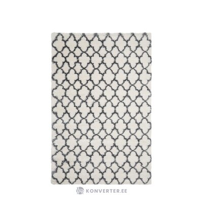 Carpet with light gray-black pattern (mona) 160x230 intact