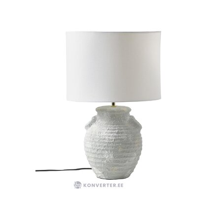 Дизайнерская настольная лампа белого цвета (тива) в целости и сохранности.