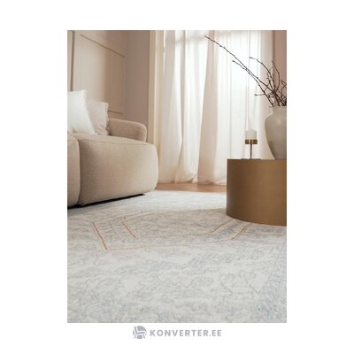 Pelēks kokvilnas vintage stila paklājs (magālija) 120x180 neskarts