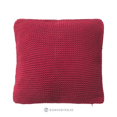 Raudonas medvilninis pagalvės užvalkalas (adalyn) 50x50 visas