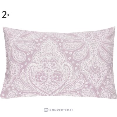 Light colored patterned cotton pillowcase 2 pcs (manon) 50x80 whole