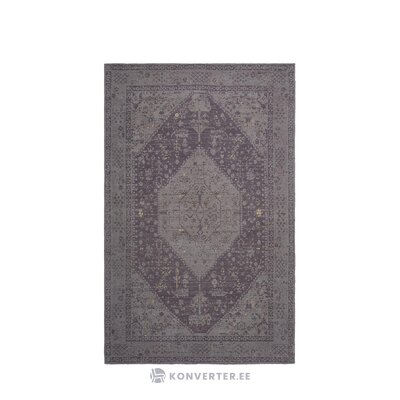 Gray vintage-style cotton carpet (Naples) 120x180 intact