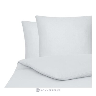 Светло-серый комплект постельного белья из хлопка из 2 предметов (биба) в комплекте
