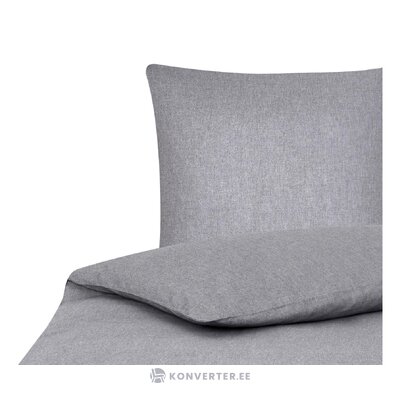 Gray cotton bedding set 2-piece (cashmere) intact