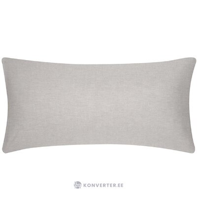 Šviesiai pilkas medvilninis pagalvės užvalkalas 2 vnt (kašmyras) 40x80 visas