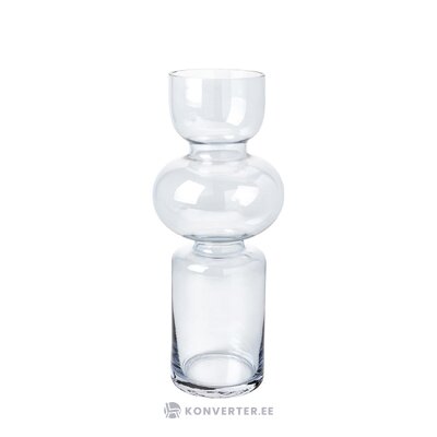 Glass design flower vase (clea) intact