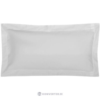 Light gray cotton pillowcase (premium) 50x85 intact