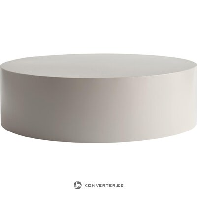 Light gray coffee table metdrum (tine k home) with beauty flaws., hall sample