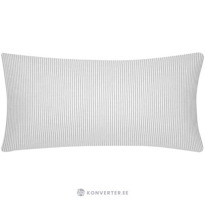 Šviesios spalvos dryžuotas medvilninis pagalvės užvalkalas (ellie) 45x85 visas