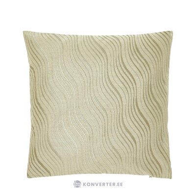 Smėlio spalvos bangų rašto medvilninio atlaso pagalvės užvalkalas (nico) 45x45 visas