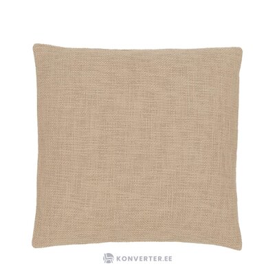 Smėlio spalvos medvilninis pagalvės užvalkalas (anyžius) 45x45 visas