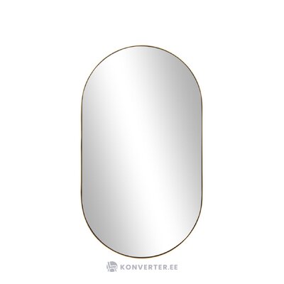 Oval wall mirror (lacie) with a beauty flaw
