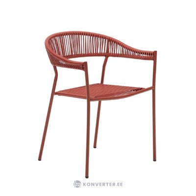 Raudona sodo kėdė futadera (julia) nepažeista