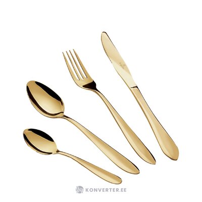 Gold cutlery set 24-piece champagne (berlingerhaus) intact