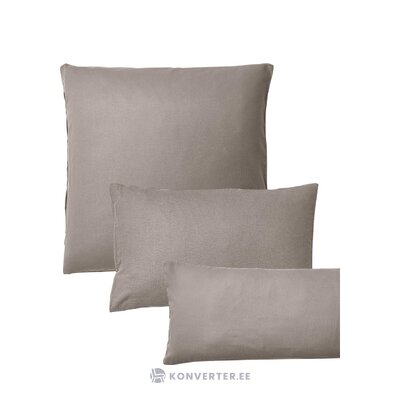 Gray cotton pillowcase (biba) 80x80 intact