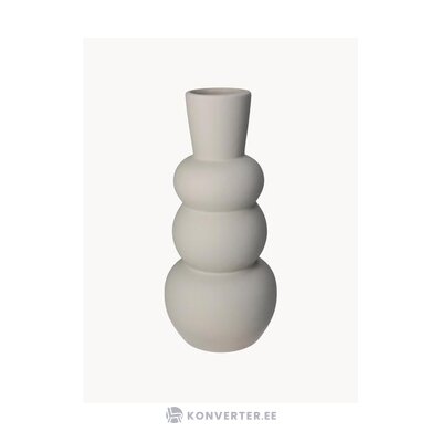 Light gray flower vase ivory (kersten), intact